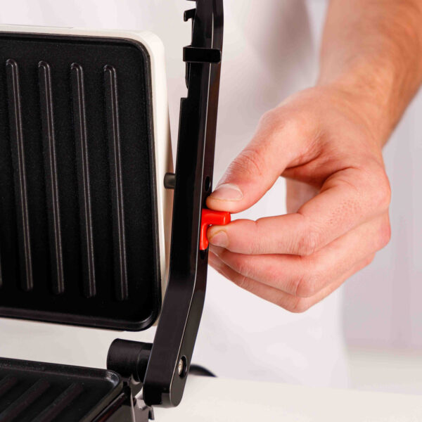 GRILL TAURUS MYGRILL VINTAGE CREAM 23X14 1000W APERTURA 180º 968425 - Imagen 6