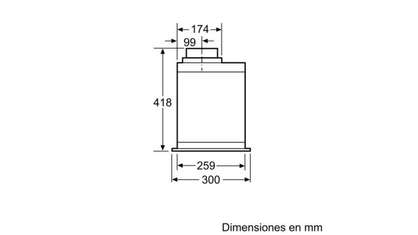 GRUPO FILTRANTE BALAY 3BF267EX 52CM INOX 690M3/H - Imagen 2