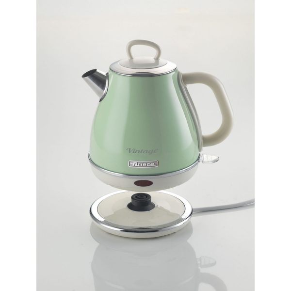 HERVIDOR ARIETE 1L VINTAGE 2000W 2868/04 VERDE - Imagen 2