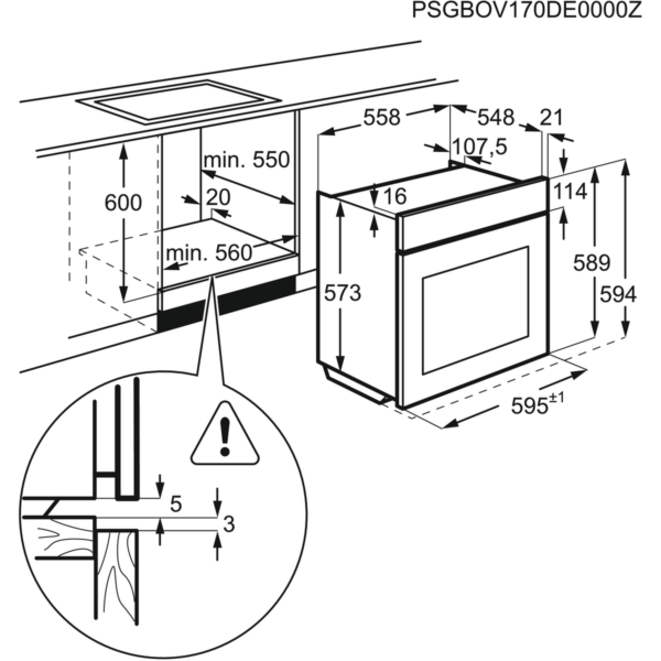 HORNO AEG BES231111M MULT.9 A AQUA. 72L INOX - Imagen 4