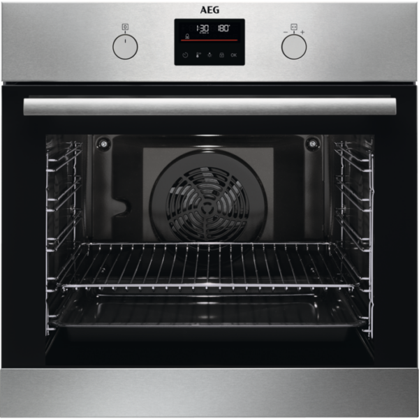 HORNO AEG BPB331161M MULTI.9 A+ INOX PIRO 72L GUIAS TELESCOP.