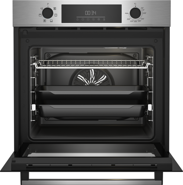 HORNO BEKO BBIE123001XD MULTIF.6 A GUIA TELESC. HIDROLISIS INOX - Imagen 4