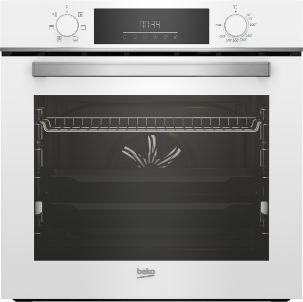 HORNO BEKO BBIE18300W MULTIF.6 A HIDROLISIS GUIA TELESC. BCO.