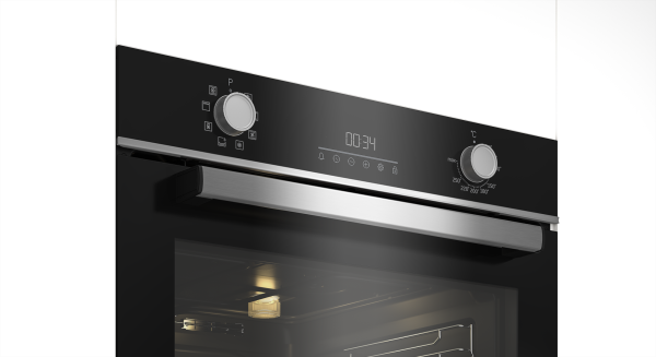 HORNO BEKO BBIM13300XD MULTIF.8 A 72L GUIA TELESC. HIDROLISIS NEGRO - Imagen 3