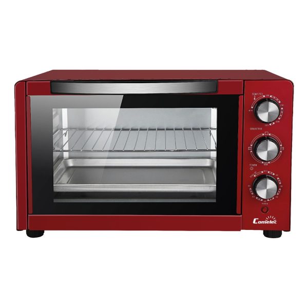 HORNO COMELEC HO2809C 28L CONVECCION ROJO NUEVO A13 TEFLON