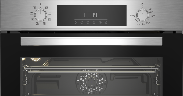 HORNO COMPACTO BEKO BBCM12300X MULTIF.8 3D GUIA TELESC.HIDROLISIS INOX - Imagen 2