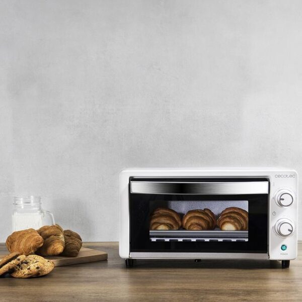 HORNO SOBREMESA CECOTEC 03811 BAKE&TOAST 1090 10L 1000W BCO - Imagen 3