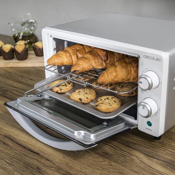 HORNO SOBREMESA CECOTEC 03811 BAKE&TOAST 1090 10L 1000W BCO - Imagen 4