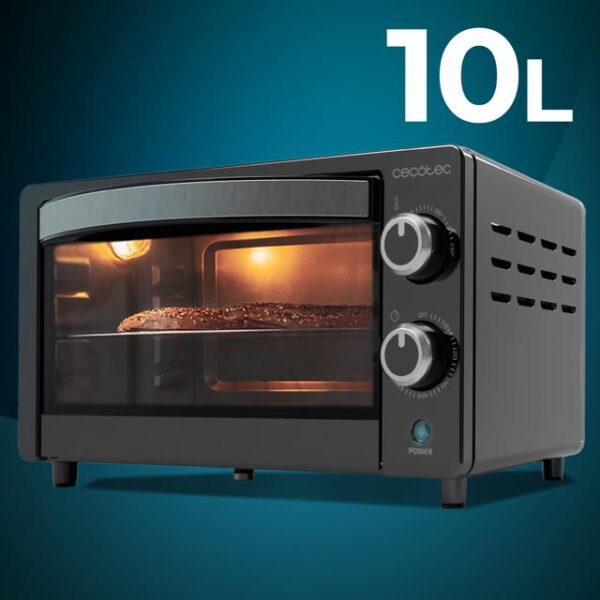 HORNO SOBREMESA CECOTEC 03816 BAKE&TOAST 1090 10L 1000W NGO - Imagen 3