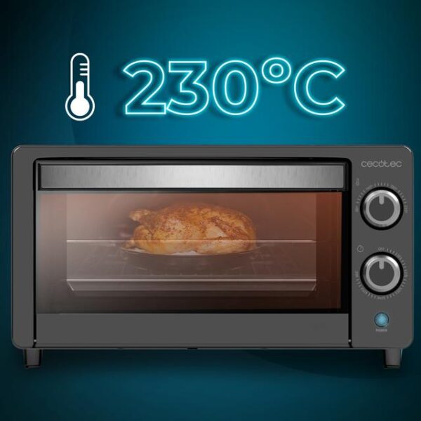 HORNO SOBREMESA CECOTEC 03816 BAKE&TOAST 1090 10L 1000W NGO - Imagen 5