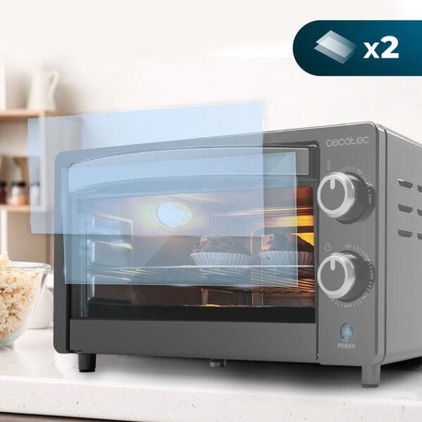 HORNO SOBREMESA CECOTEC 03816 BAKE&TOAST 1090 10L 1000W NGO - Imagen 8