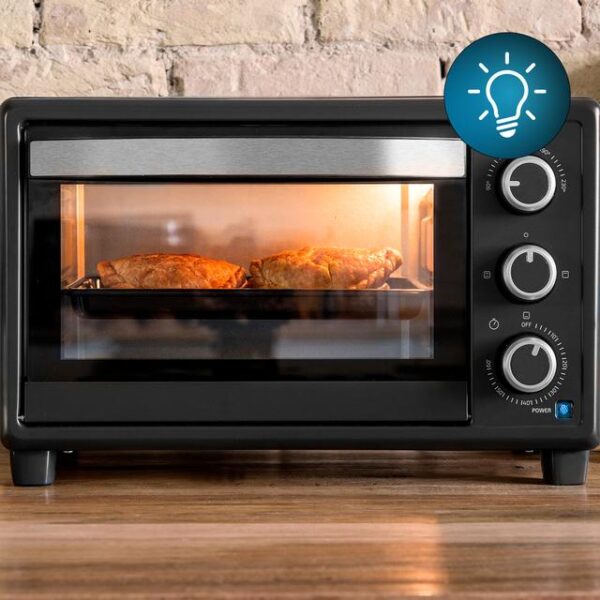 HORNO SOBREMESA CECOTEC 03817 BAKE&TOAST 2300 23L 1500W NGO - Imagen 6