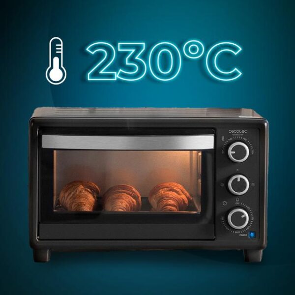 HORNO SOBREMESA CECOTEC 03817 BAKE&TOAST 2300 23L 1500W NGO - Imagen 8