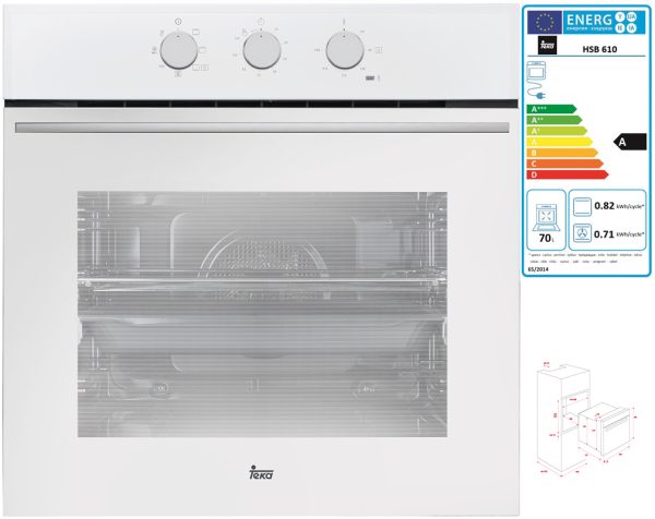 HORNO TEKA HSB610WH MULTI.6 A 70L BCO 41560115 - Imagen 2