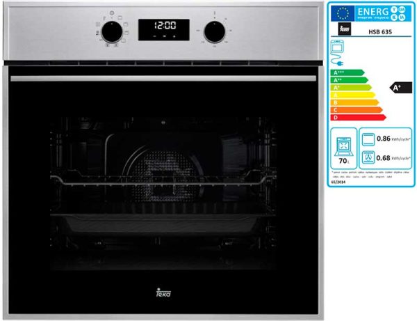 HORNO TEKA HSB635SS MULTI.8 A+ 70L INOX 41560144 - Imagen 11