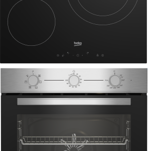 HORNO+VITRO BEKO BBSE12120XD MULTIF6.A INOX C/LIMPIEZA VAPOR