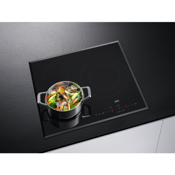 INDUCCION AEG IKS6330DFB 3F Z.28CM BISEL HOB2HOOD 7350W 60CM - Imagen 8