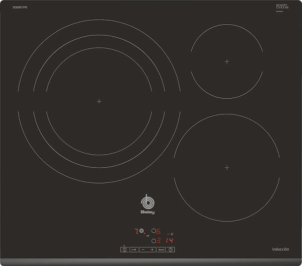 INDUCCION BALAY 3EB967FR 3F Z.32CM BISEL 7400W 60CM - Imagen 5