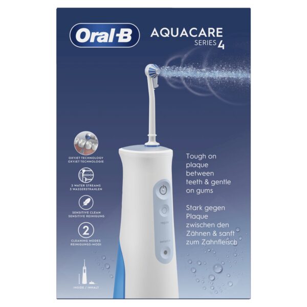 IRRIGADOR DENTAL ORAL B AQUA CARE 4 INALAMBRICO