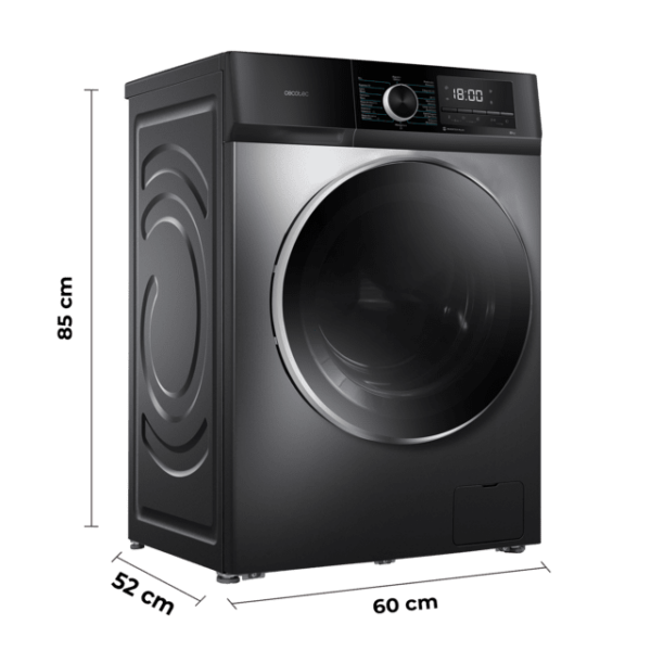 LAVADORA CECOTEC 02467 BOLERO DRESSCODE 8500 8KG 1400RPM A INVERTER I - Imagen 4