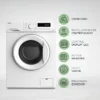 LAVADORA SVAN SL8402AIDV 8KG 1400RPM A C/VAPOR INV. BCA - Imagen 4