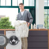 LAVASECADORA LG BLANCA F2DR5S09A1W.ABWQPES 9KG/5KG 1400 RPM A/E BCO. - Imagen 7