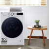 LAVASECADORA LG BLANCA F2DR5S09A1W.ABWQPES 9KG/5KG 1400 RPM A/E BCO. - Imagen 8