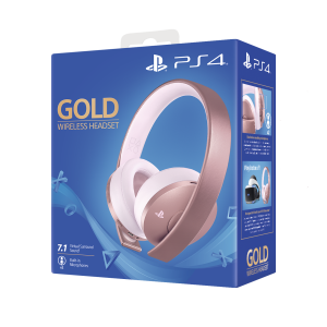 MANDO SONY PS4 GOLD WIRELESS HEADSET 7