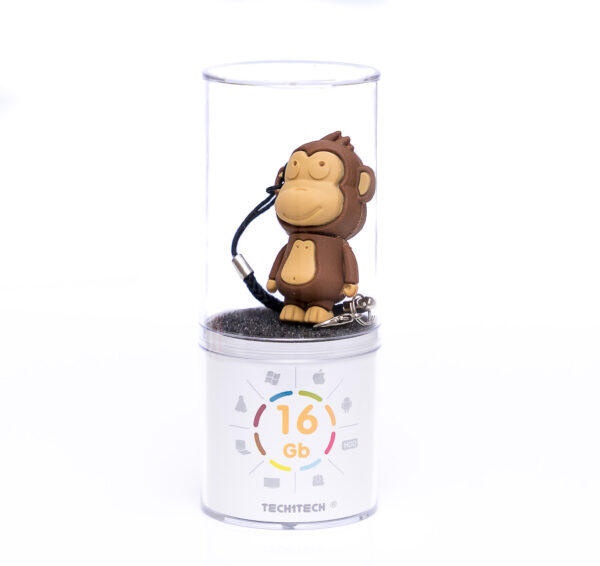 MEMORIA USB TECH ONE TECH MAKAKO MONO 16GB USB 2.0 - Imagen 3