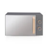 MICROONDAS FLAMA 1832FL 20L 700W S/GRILL CRISTAL/GRIS - Imagen 9