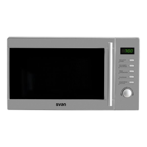 MICROONDAS SVAN SMW2700DGX 20L 700W C/GRILL INOX DIGITAL - Imagen 3