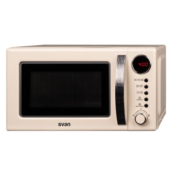 MICROONDAS SVAN SVMW730RC 20L C/GRILL CREMA RETRO DIG. - Imagen 3