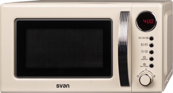 MICROONDAS SVAN SVMW730RC 20L C/GRILL CREMA RETRO DIG.