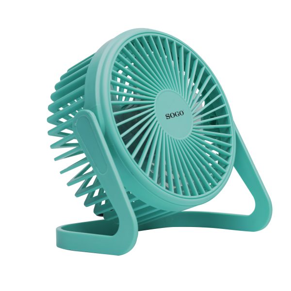 MINI VENTILADOR USB SOGO 21401G 12CM 5W VERDE - Imagen 2