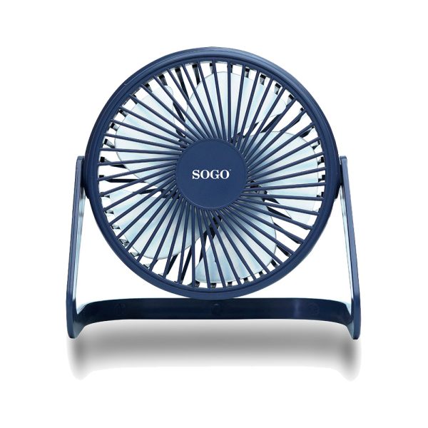 MINI VENTILADOR USB SOGO 21401N 12CM 5W AZUL - Imagen 4