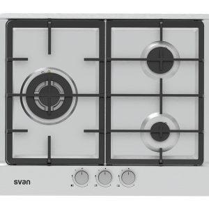 PLACA GAS SVAN SGW3600X 3F.WOK INOX