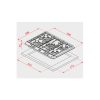 PLACA GAS TEKA EX70.1 5G AI AL DR NAT 5F C/WOK 70CM INOX 40212240 - Imagen 2