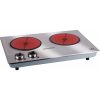 PLACA VITRO.JATA V532 2FUEGOS INOX 2400W - Imagen 2