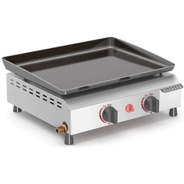 PLANCHA ASAR GAS VITROKITCHEN PG220IB 47,5X44 2F - Imagen 4