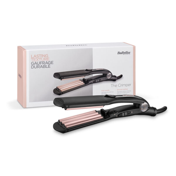 PLANCHA PELO BABYLISS 2165CE 210ºC ONDULADO CRIMPER - Imagen 3