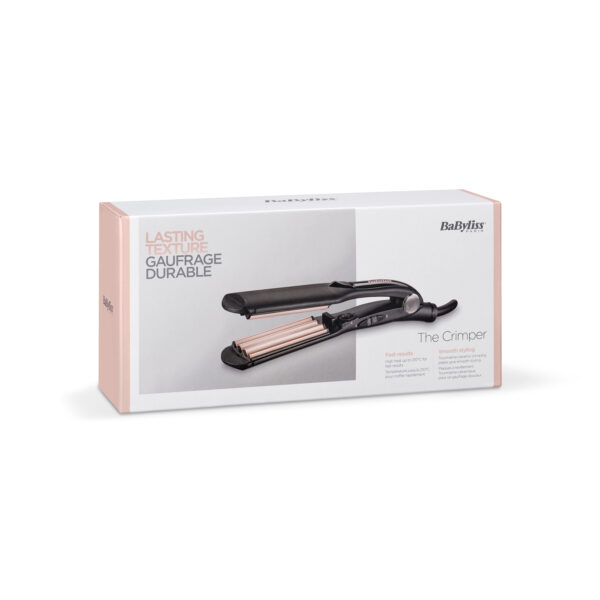 PLANCHA PELO BABYLISS 2165CE 210ºC ONDULADO CRIMPER - Imagen 4