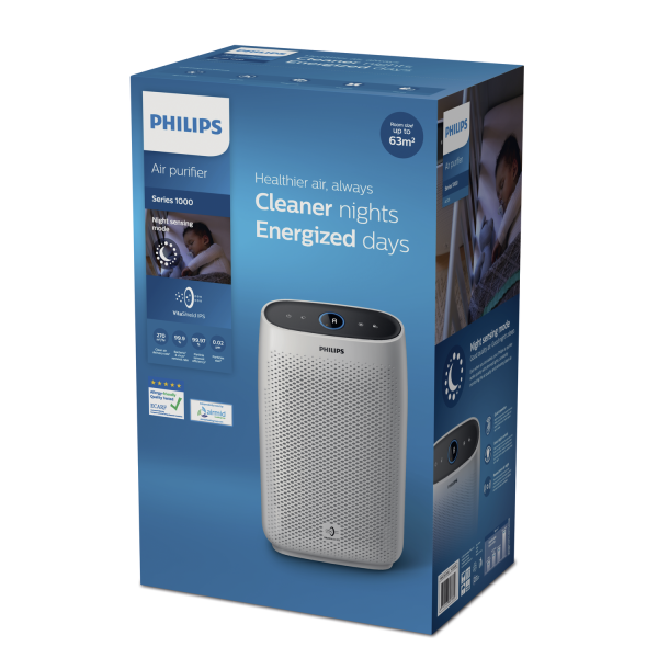 PURIFICADOR AIRE PHILIPS AC1215/10 63M2 BCO SILENC - Imagen 2