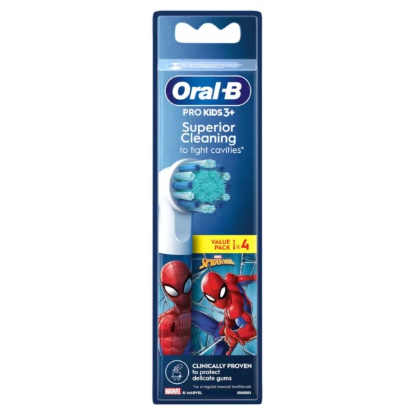 RECAMBIO DENTAL ORAL B EB10-4 FFS PACK 4 SPIDERMAN - Imagen 3