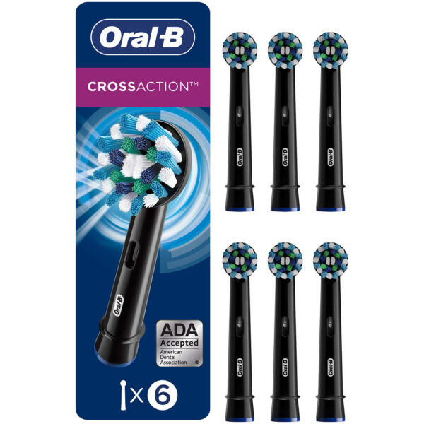 RECAMBIO DENTAL ORAL B EB50BRX PACK 6 CROSS ACTION NEGRO