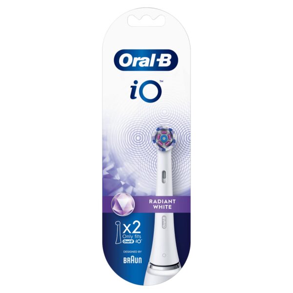 RECAMBIO DENTAL ORAL B IO WW-2 FFS PACK 2 RADIANT WHITE - Imagen 3