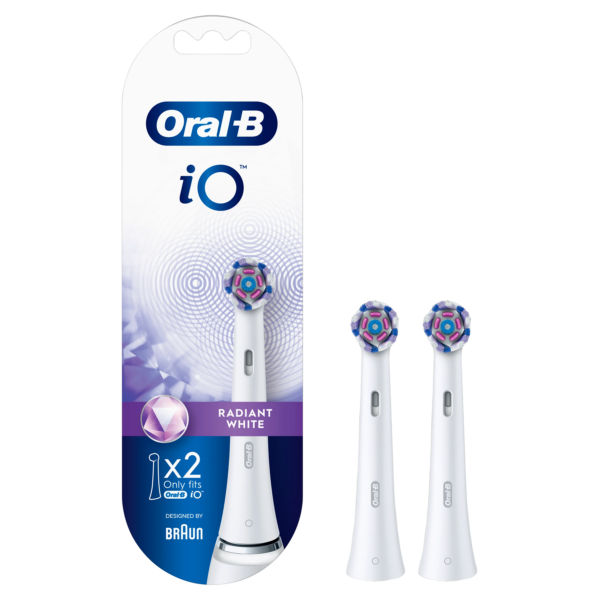 RECAMBIO DENTAL ORAL B IO WW-2 FFS PACK 2 RADIANT WHITE