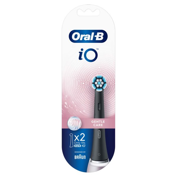 RECAMBIO DENTAL ORAL-B iO SB-2 FFS PACK 2 GENTLE CARE BLACK - Imagen 5