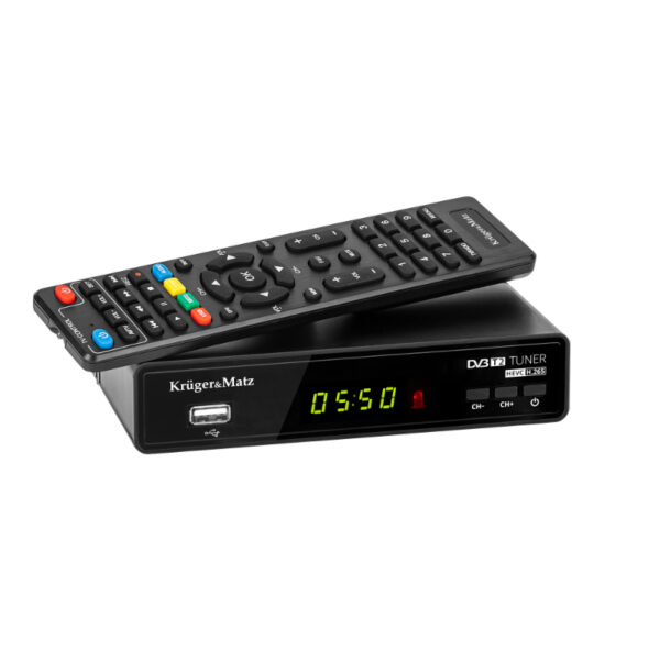 RECEPTOR TDT KRUGER & MATZ KM0550A DVB-T2 TUNER FULL HD USB - Imagen 6