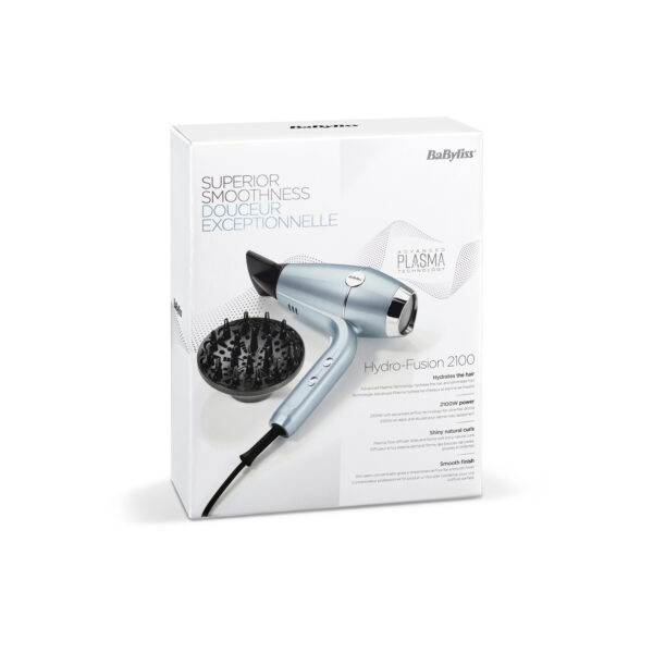 SECADOR BABYLISS D773DE HYDRO-FUSION 2100W DC IONICO ANTIFRIZZ C/DIFU - Imagen 8