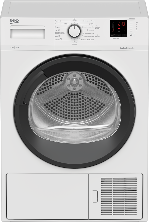 SECADORA BOMBA CALOR BEKO DHS7413GA0 7KG A++ VAPOR